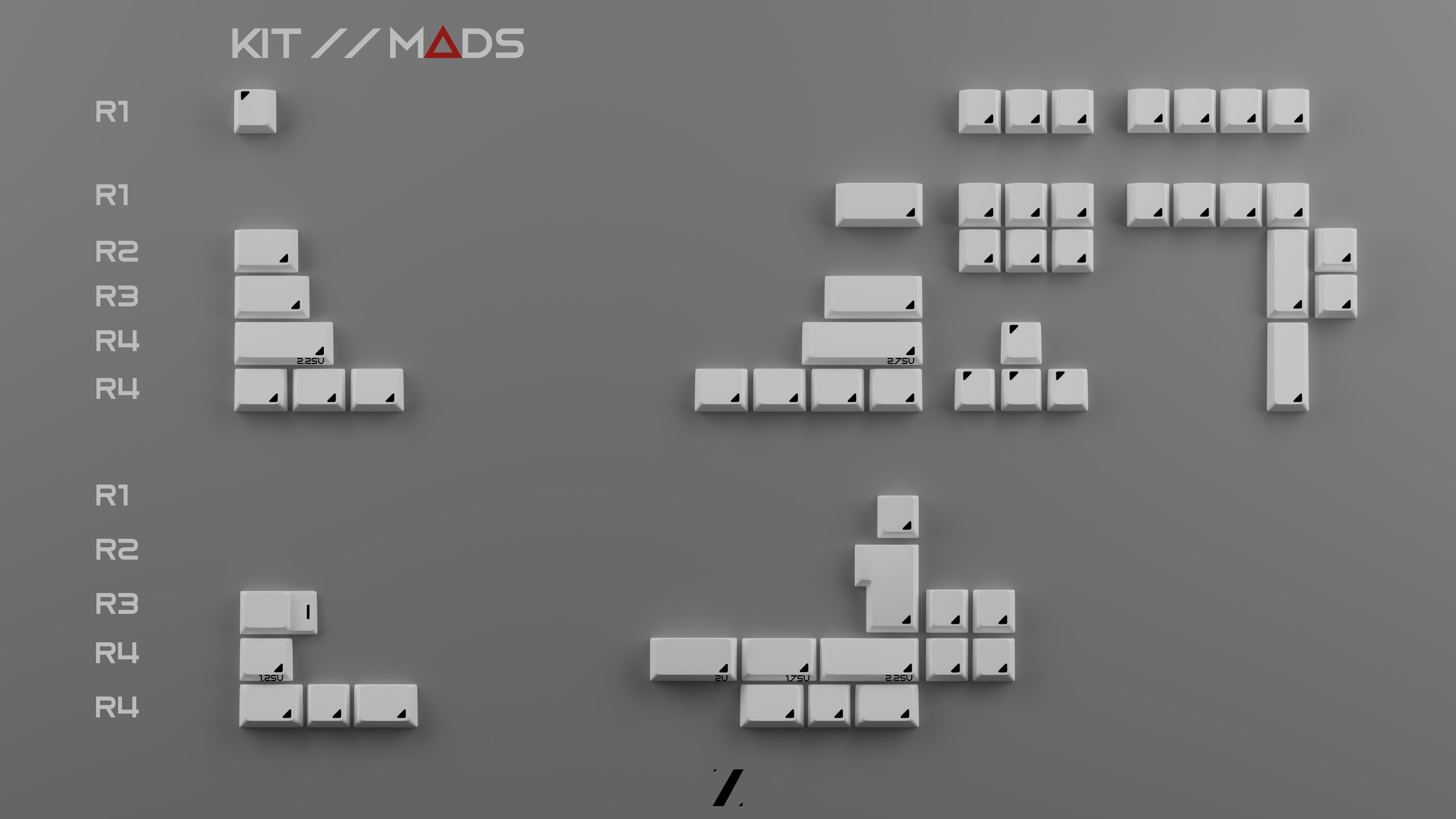 Geekark Triangle Keyset