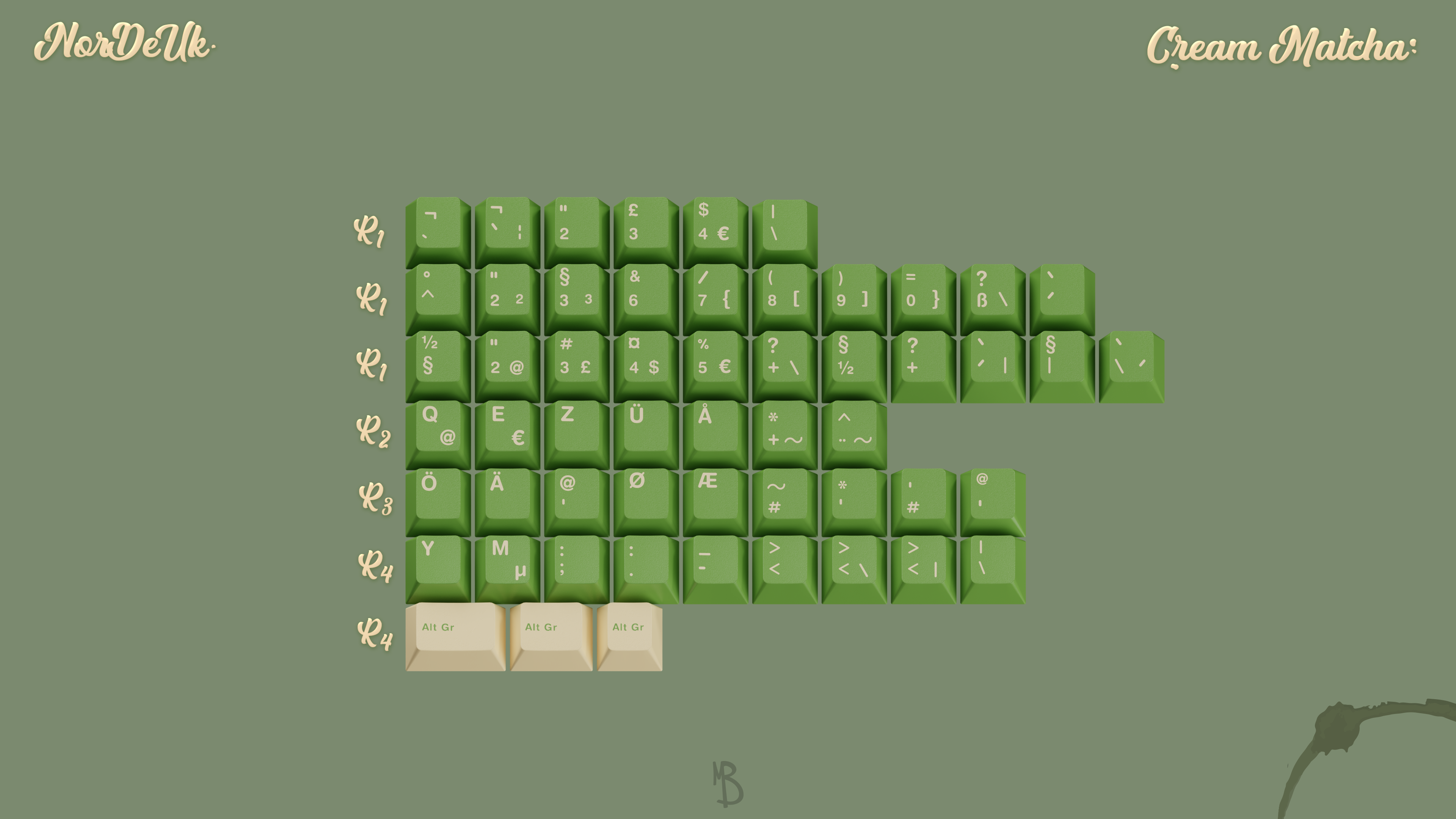 GMK Cream Matcha