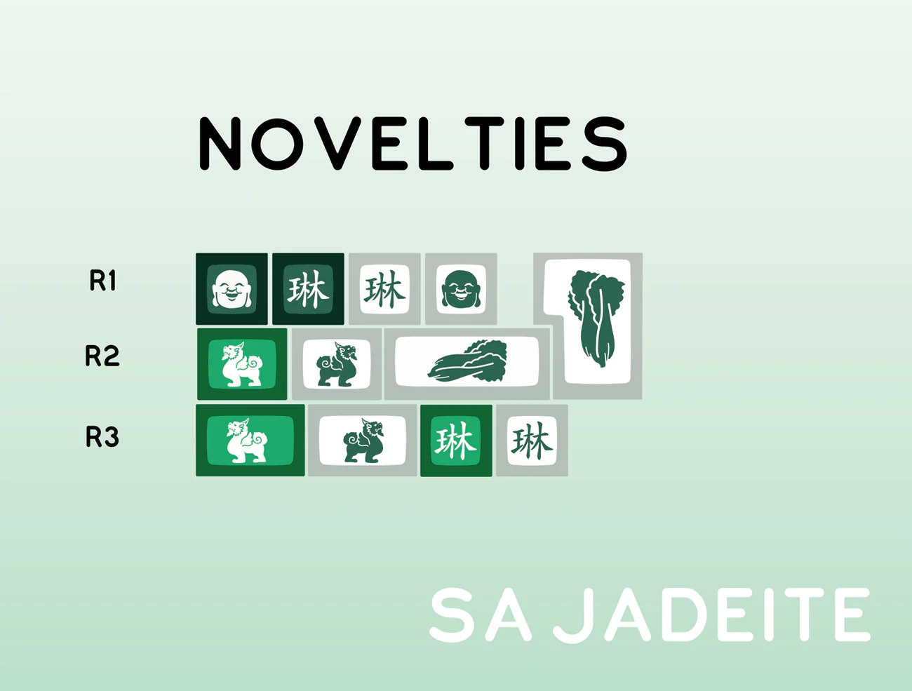 SA Jadeite - Novelties
